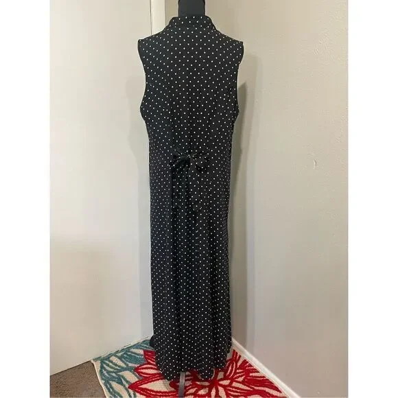 Christopher & Banks Sleeveless Maxi Dress Size 14 - Picture 5 of 9